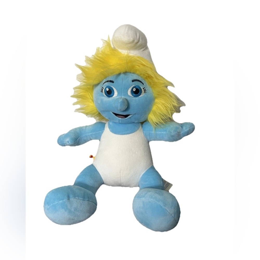 Stuffed animal Smurfs Movie 2013 Smurfette Build A Bear Plush 14" Retired girl